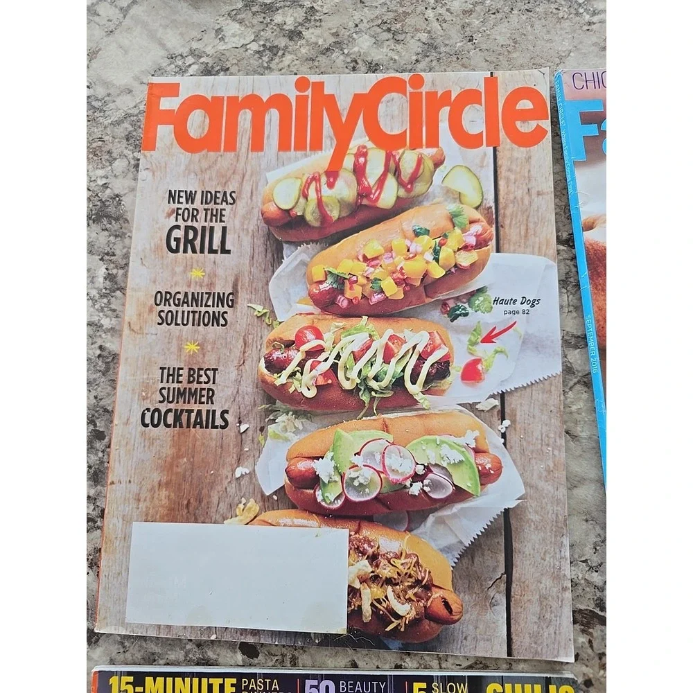 4 Family Circle‎ Magazines August- November 2016